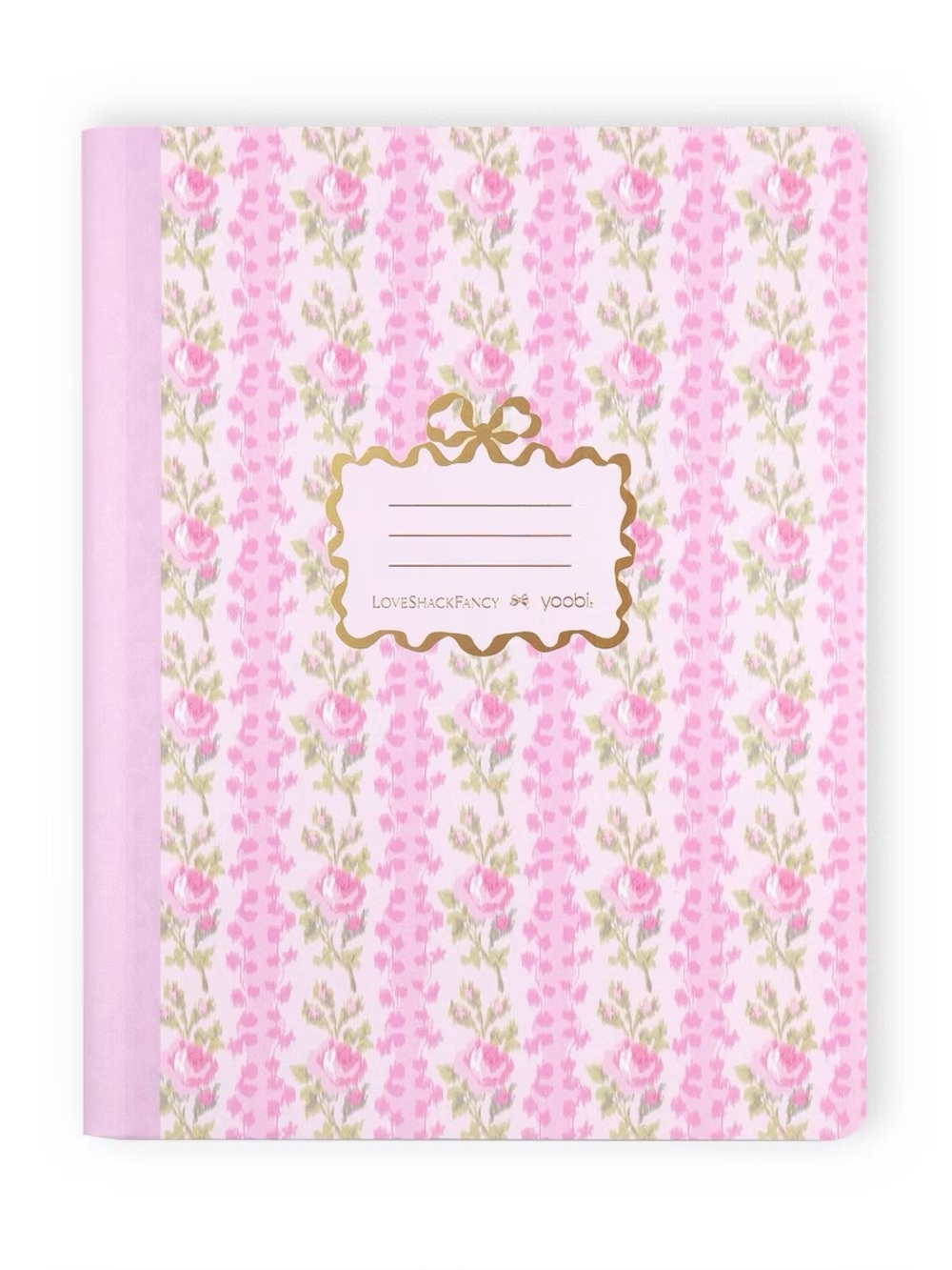 🩷🎯 LoveShackFancy x Target Yoobi Wide Ruled Composition Book Strawberry Macaroon